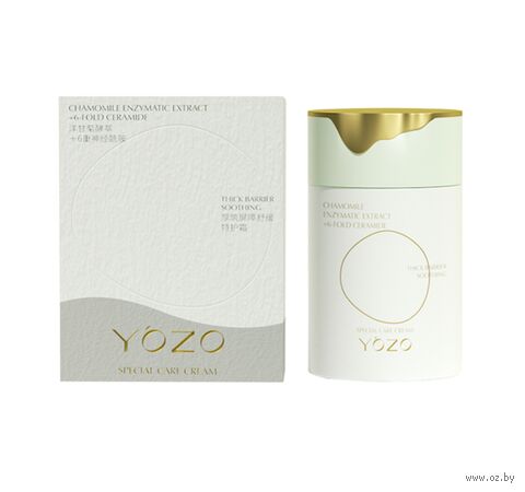Крем для лица "Chamomile Enzymatic Extract +6 Fold Ceramide Thick Barrier Soothing Special" (50 г) — фото, картинка