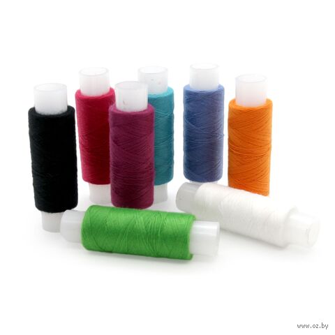 Набор швейных ниток 50/2 "Яркий" (150 м; 8 шт.) — фото, картинка