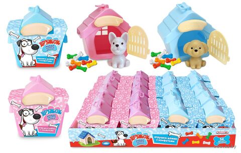 Драже "Со вкусом тутти-фрутти. Милый питомец Дружок" (5 г) — фото, картинка