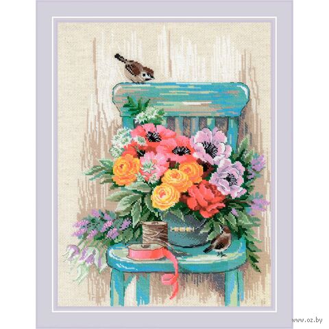 Набор для вышивания "Цветы моего сада" (300х400 мм) — фото, картинка