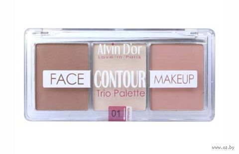 Палетка для скульптурирования лица "Face Contour" тон: 01, light — фото, картинка