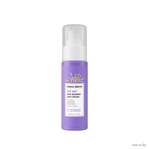 Крем солнцезащитный для лица "Anti Blemish" SPF 50 (50 мл) — фото, картинка