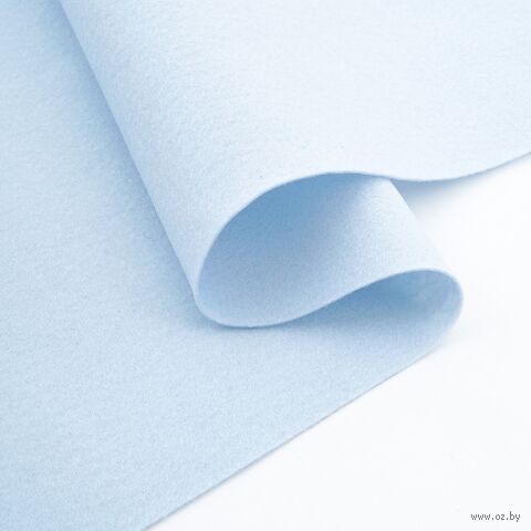 Фетр №1 (30х45 см; нежно-голубой; 10 листов) — фото, картинка