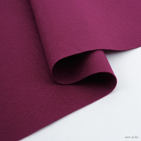 Фетр листовой мягкий "Hemline Hobby №3" (30х45 см; пурпурный; 10 листов) — фото, картинка