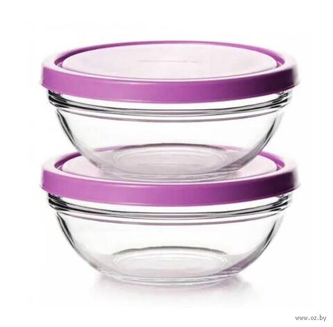 Набор салатников стеклянных "Шефс" (2 шт.; 172 мм) — фото, картинка