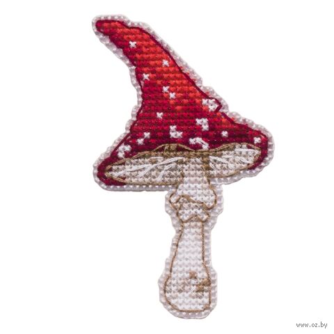 Набор для вышивания "'Магнит. Мухомор" (51х85 мм) — фото, картинка