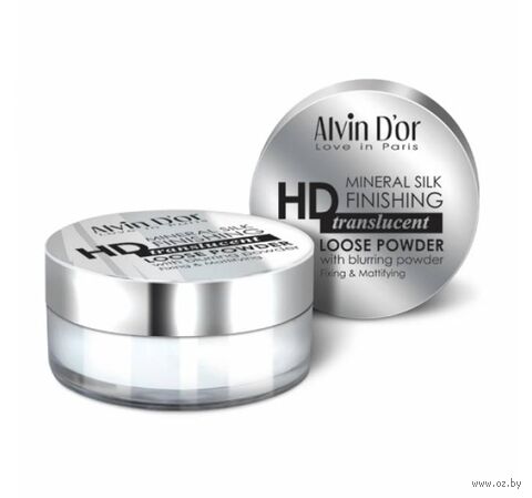 Рассыпчатая пудра для лица минеральная "Mineral Silk Finishing" тон: белый — фото, картинка