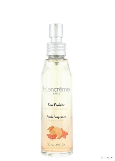 Парфюмированная вода для тела освежающая "Fresh Fragrance Grapefruit & Basil" (50 мл) — фото, картинка