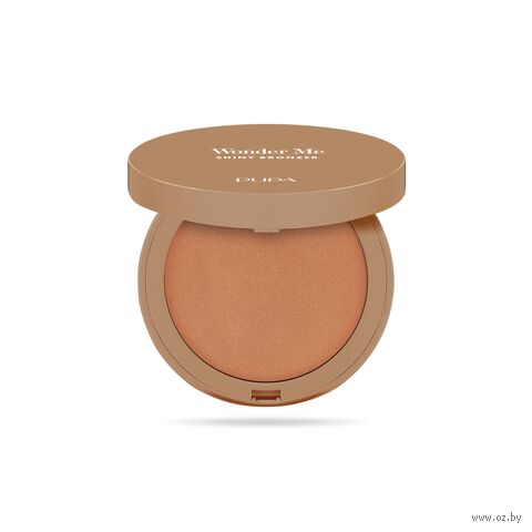 Бронзер для лица "Wonder Me Shiny Bronzer" тон: 002, medium warm — фото, картинка