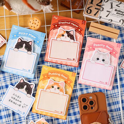 Самоклеящийся блок "Милые котята" (13х9,4 см; 30 листов) — фото, картинка