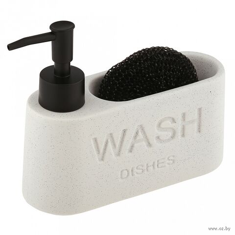 Набор для ванной комнаты "Kitchen" (2 предмета; светло-серый меланж) — фото, картинка