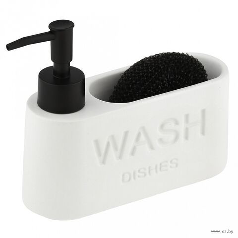 Набор для ванной комнаты "Kitchen" (2 предмета; белый) — фото, картинка