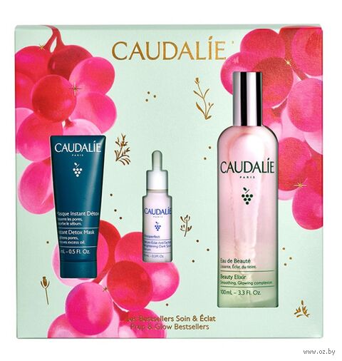 Подарочный набор "Prep and Glow Bestsellers Trio" (вода, сыворотка, маска для лица) — фото, картинка