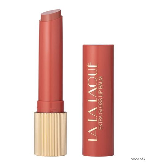 Помада-бальзам для губ "La La Laque" тон: 03, нежно-персиковый — фото, картинка