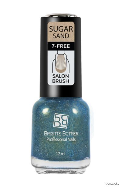 Лак для ногтей "Sugar Sand" тон: 304, искрящийся голубой — фото, картинка
