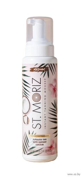 Мусс-автобронзант для лица и тела "Тонирующий. С маслом кокоса" (300 мл; светлый оттенок) — фото, картинка