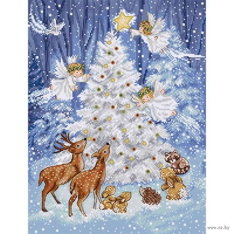 Набор для вышивания "Ангел в лесу" (240х320 мм) — фото, картинка